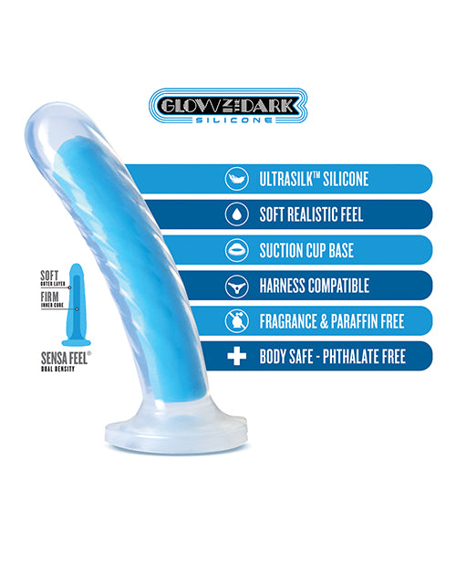 Load image into Gallery viewer, Blush Neo Elite Glow in the Dark Tao 7&amp;quot; Dildo
