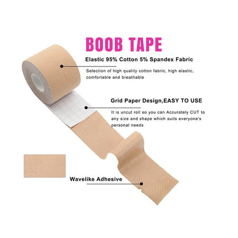 Boob Tape For Lift and Coverage