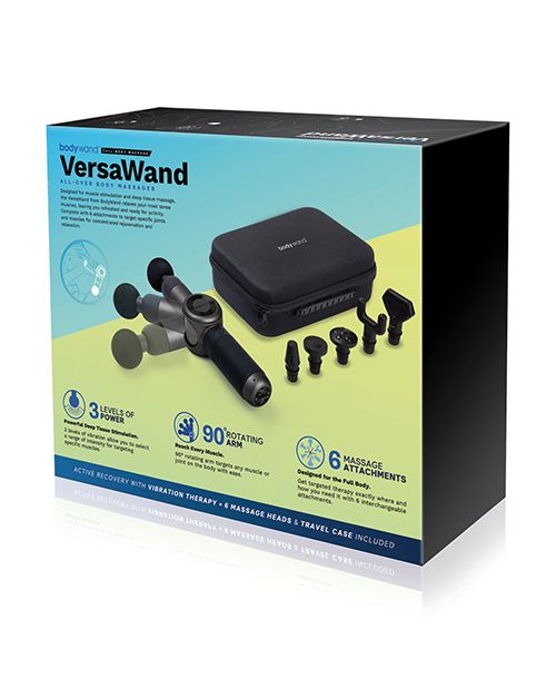 bodywand Versa Wand Massager with 6 interchangeable attchments