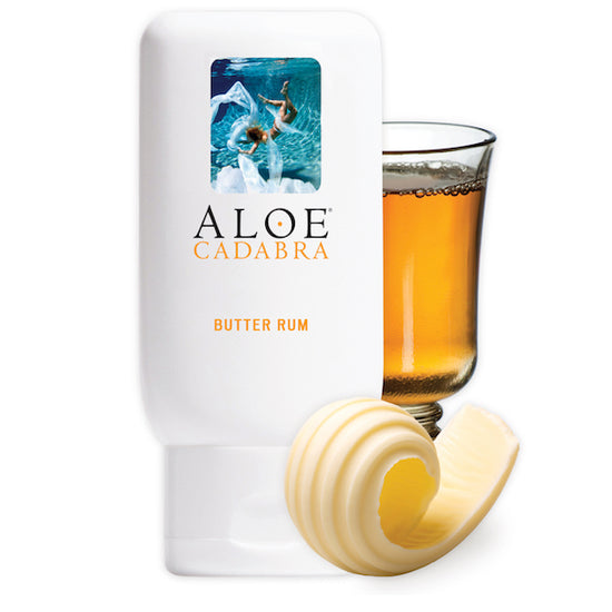 aloe cadabra organic flavored lube - buttered rum