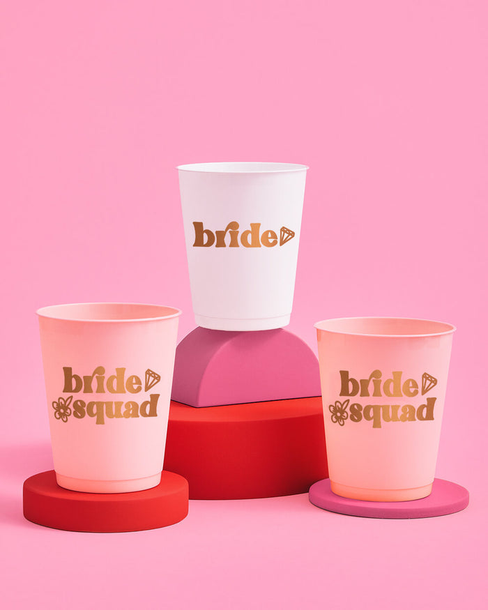 Bride Squad Cups