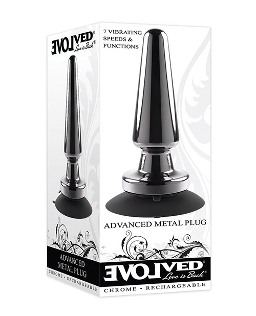 Evolved Advanced Vibrating Rechargeable Metal Plug
