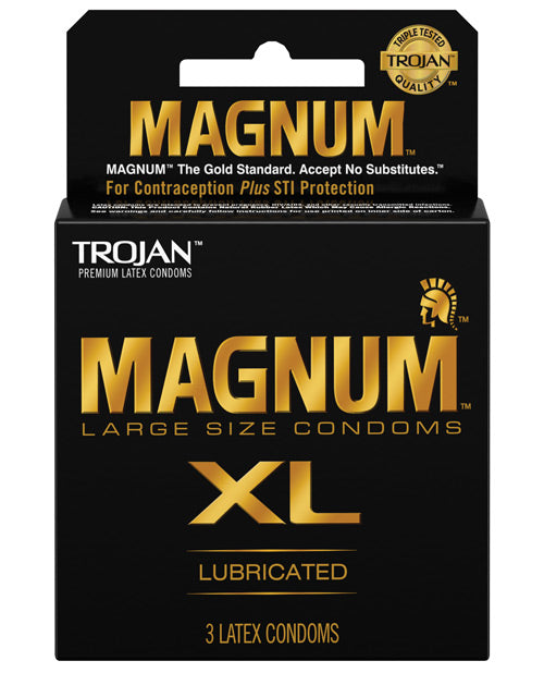 Trojan Magnum XL Condoms 3 Pack