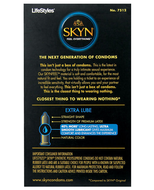 Lifestyles Skyn Extra Lubricated Condoms