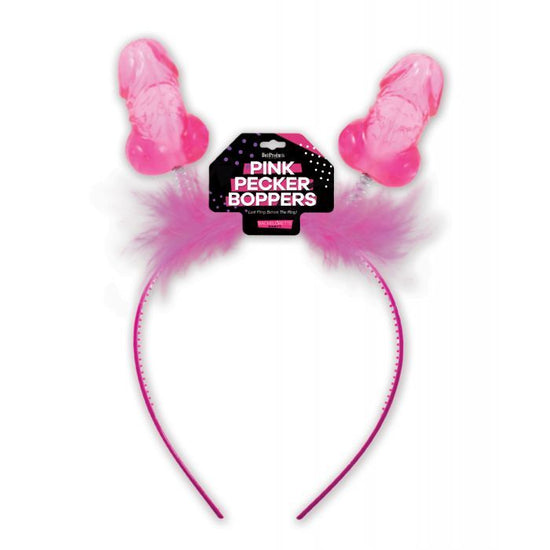 Pink Pecker Boppers Headband