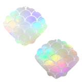 Mermaid Iridescent Shell Pasties