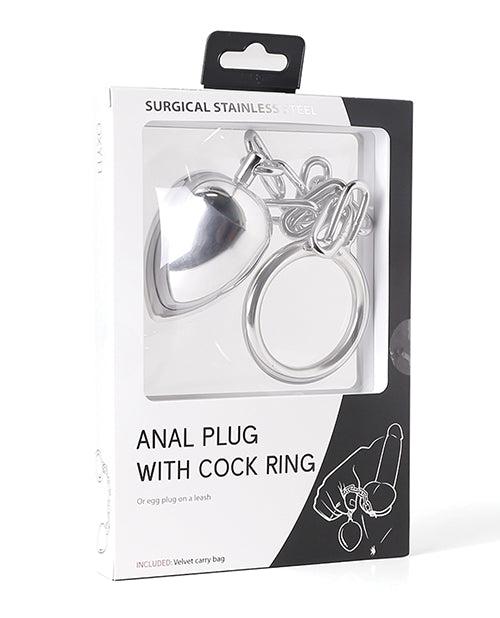 Oxy Shop Anal Plug with Cock Ring