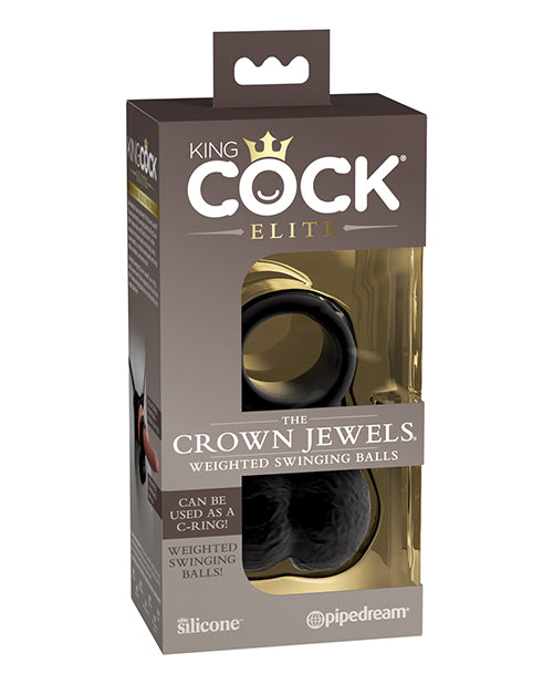 King Cock Elite The Crown Jewels Weighted Swinging Balls