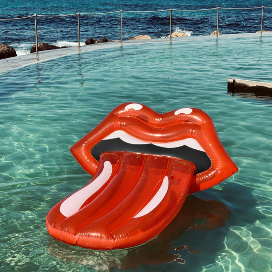 Deluxe Sit-On Rolling Stones Float