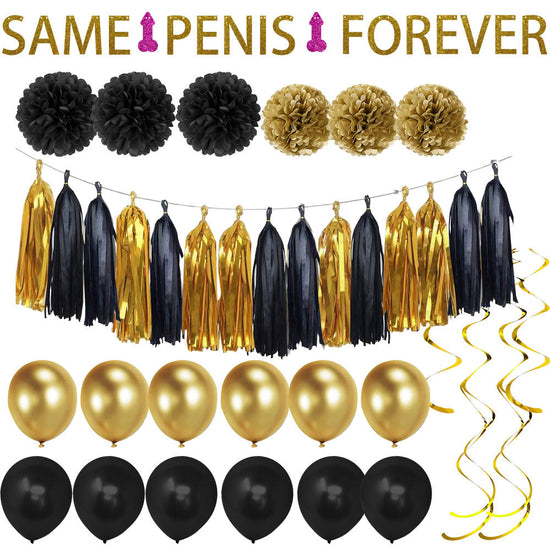 Same Penis Forever Party Decoration Kit