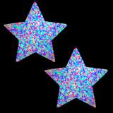 Load image into Gallery viewer, Sprinkles Neon UV Glitter Star Pasties

