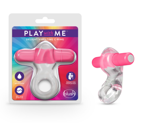 Play With Me Delight Vibrating Cock Ring