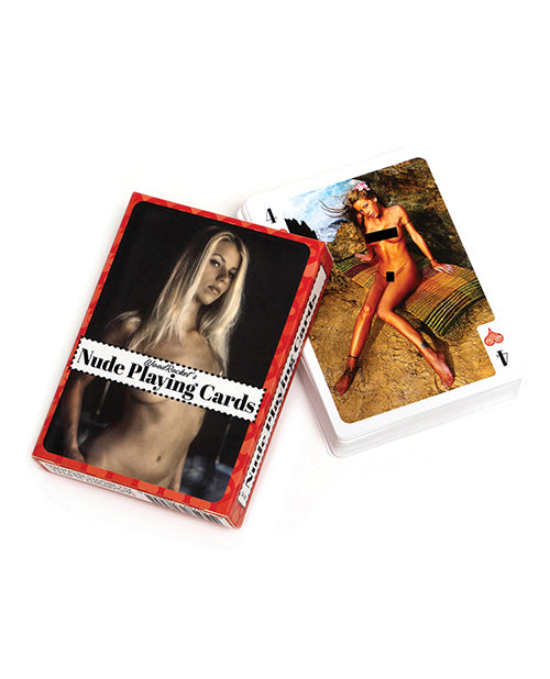 Load image into Gallery viewer, Wood Rocket Nude Playing Cards
