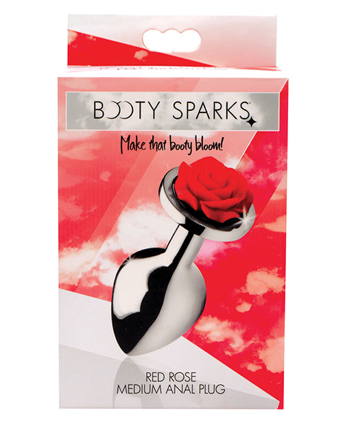 Booty Sparks Red Rose Anal Plug