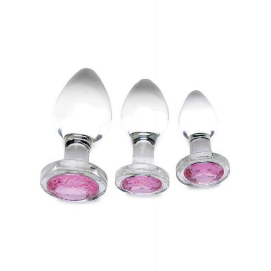 Booty Sparks Pink Gem Glass Plug