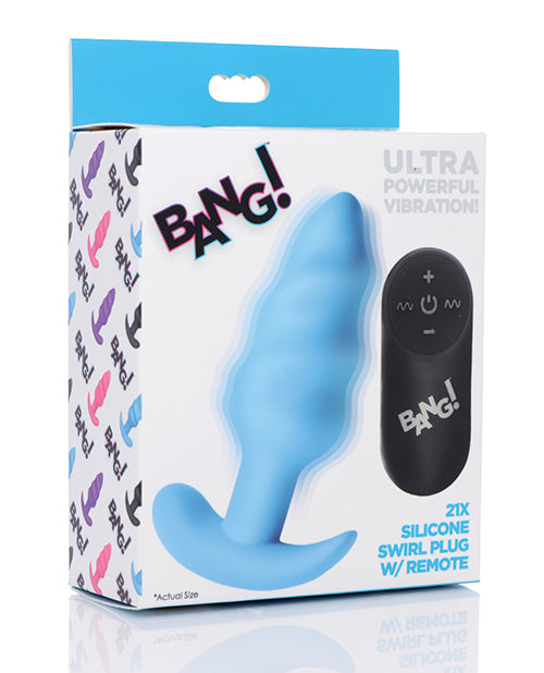 Bang! Vibrating Butt Plug With Remote