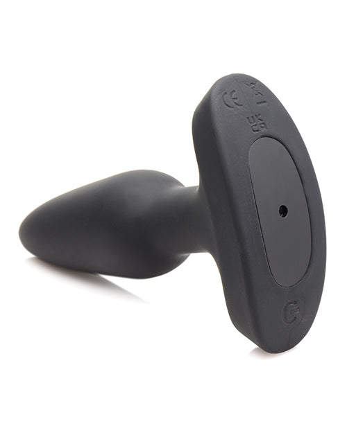 Booty Sparks Laser Heart Anal Plug With Remote - Small
