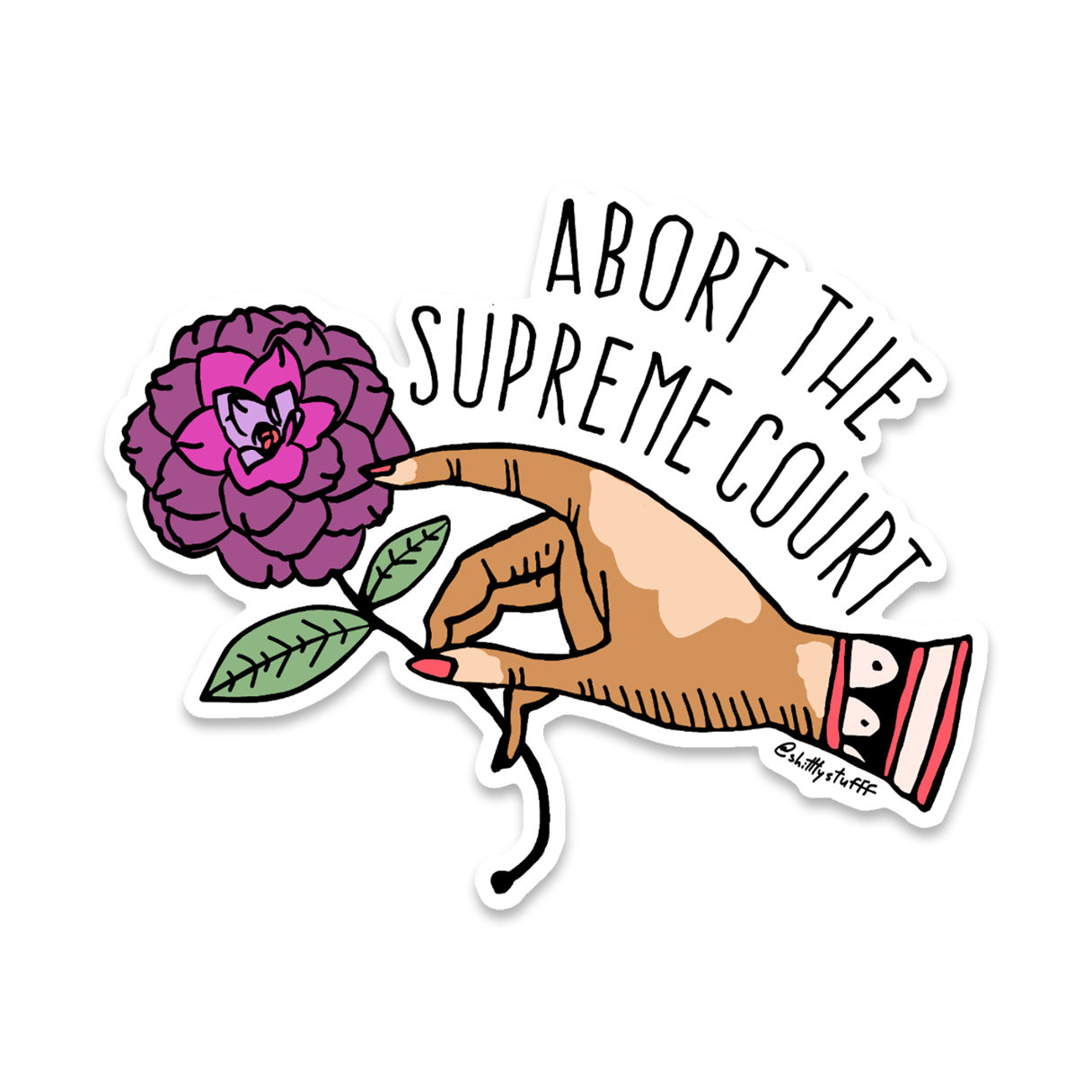 Abort the Supreme Court Sticker