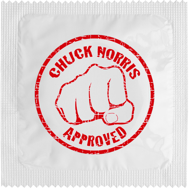 Chuck Norris Approved Condom
