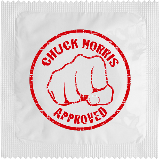 Chuck Norris Approved Condom