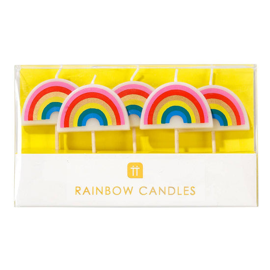 Rainbow Shaped Cake Candles