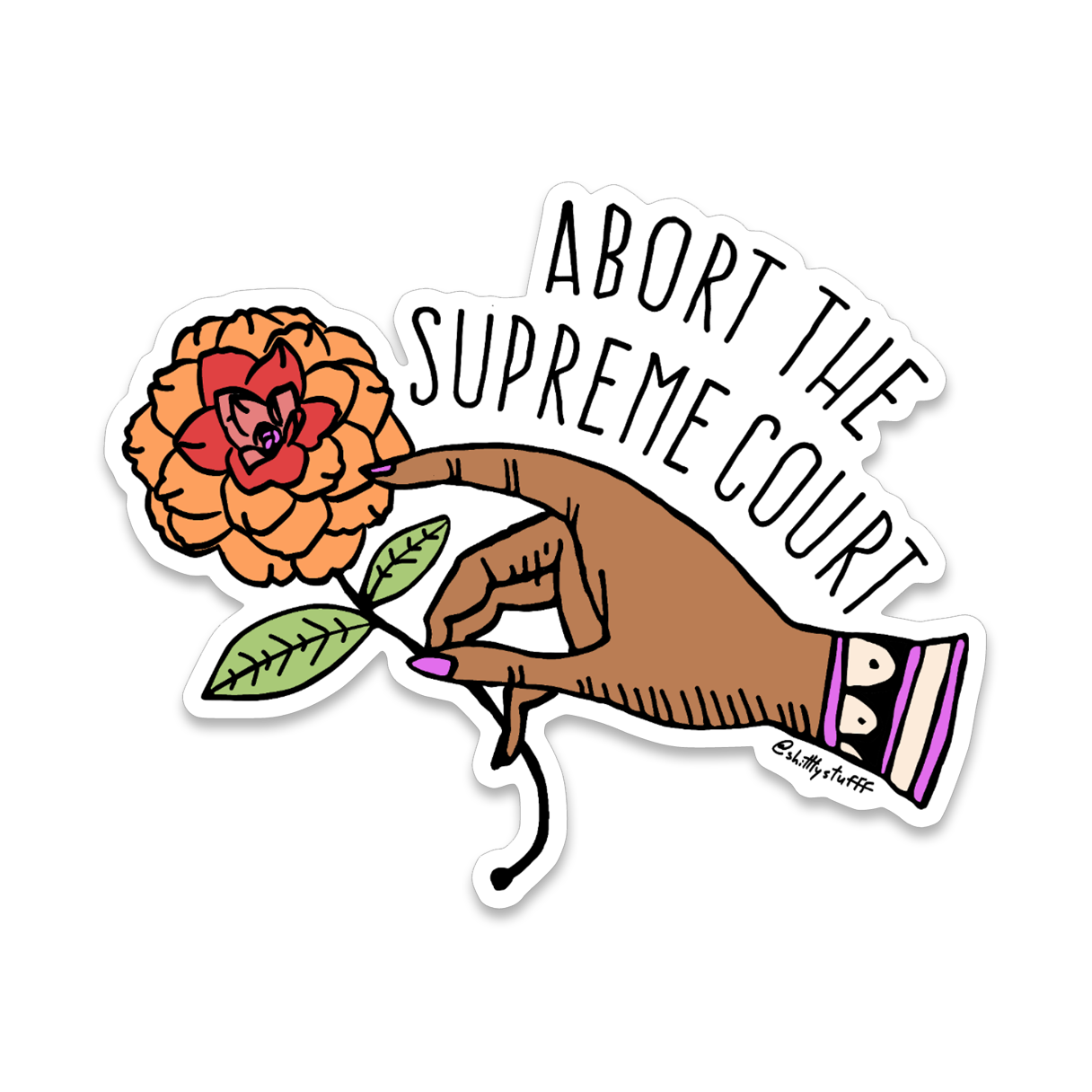 Abort the Supreme Court Sticker