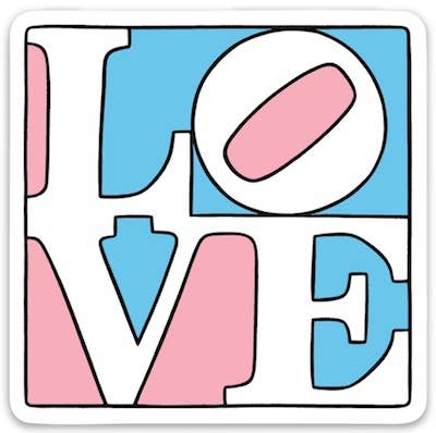 Trans Love Die Cut Sticker