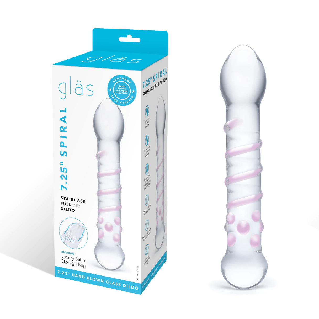 Glås Spiral Staircase Full Dildo