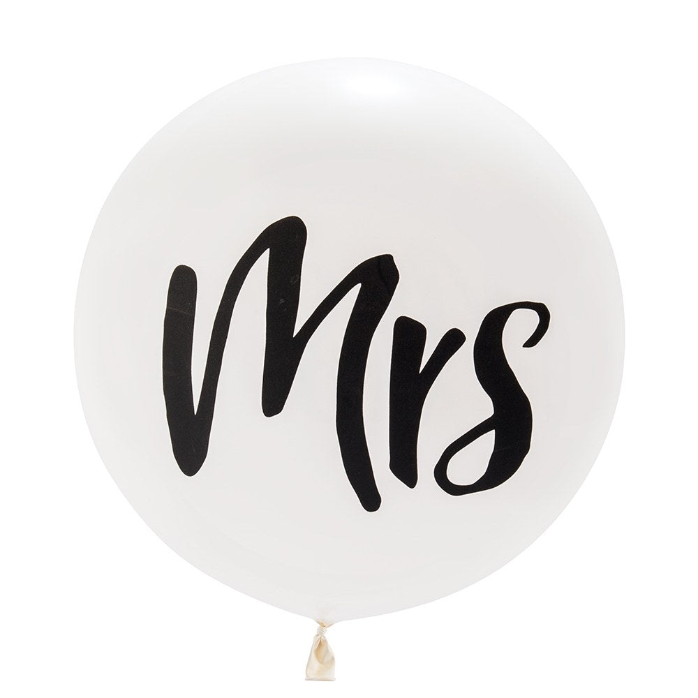 Mrs. Wedding Balloons