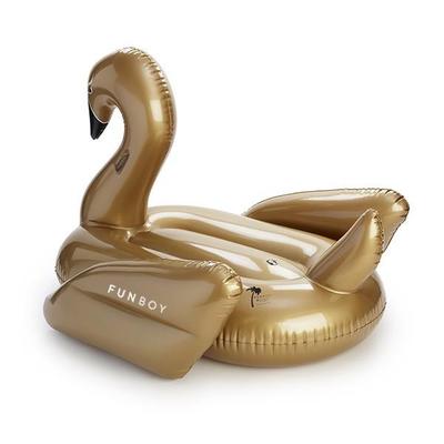 Gold Swan Pool Float