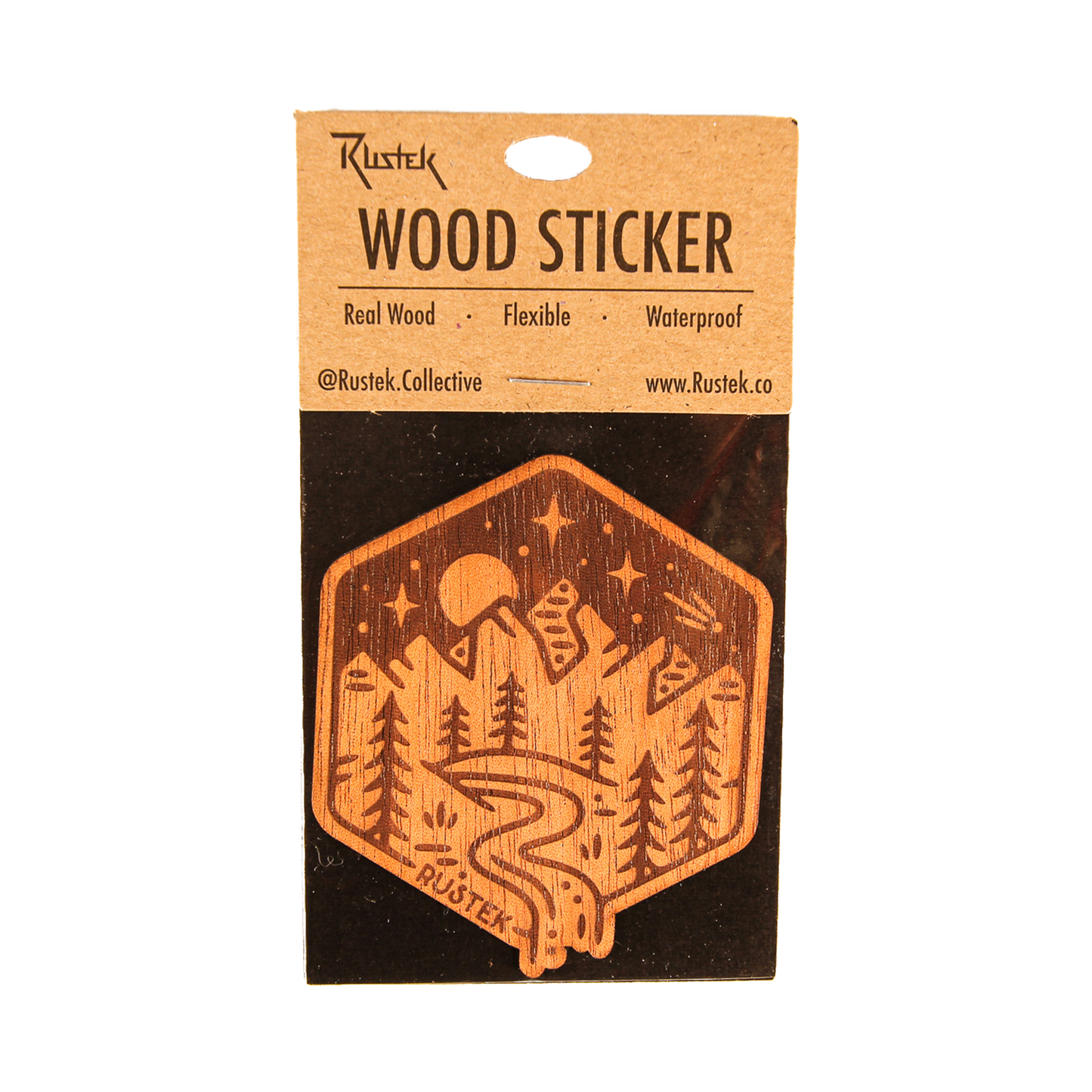 Foothill Falls Wood Sticker