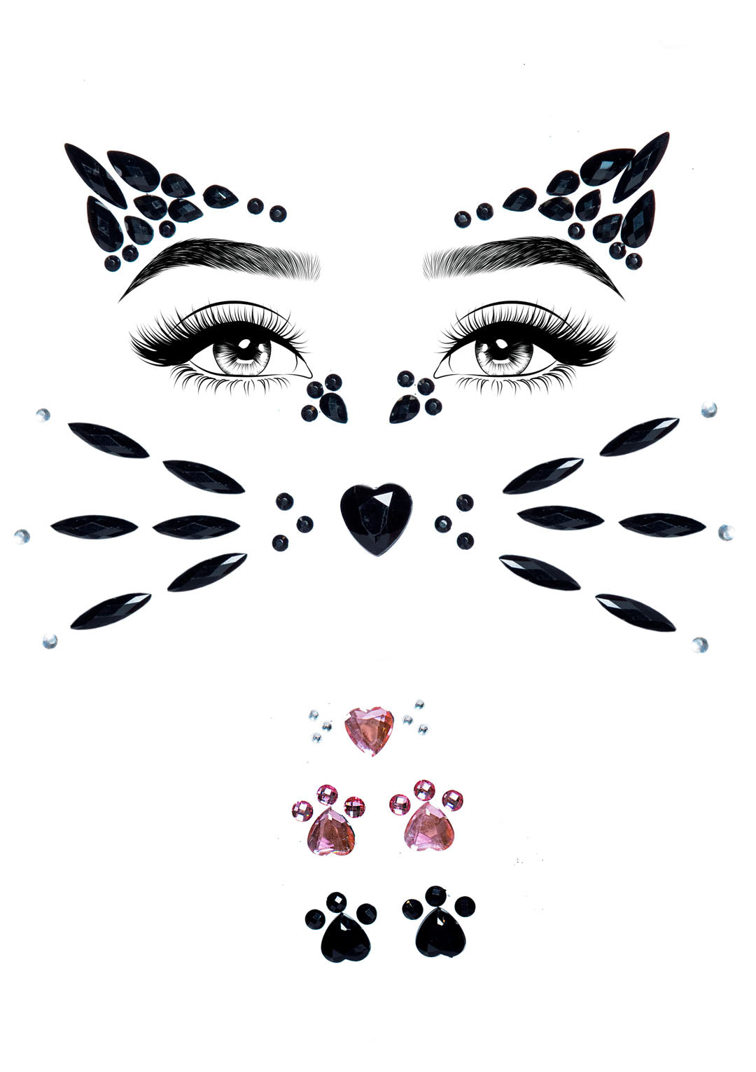 Kitty Cat Face Jewels