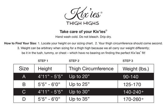 Kix’ies Michelle Fence Net Thigh Highs