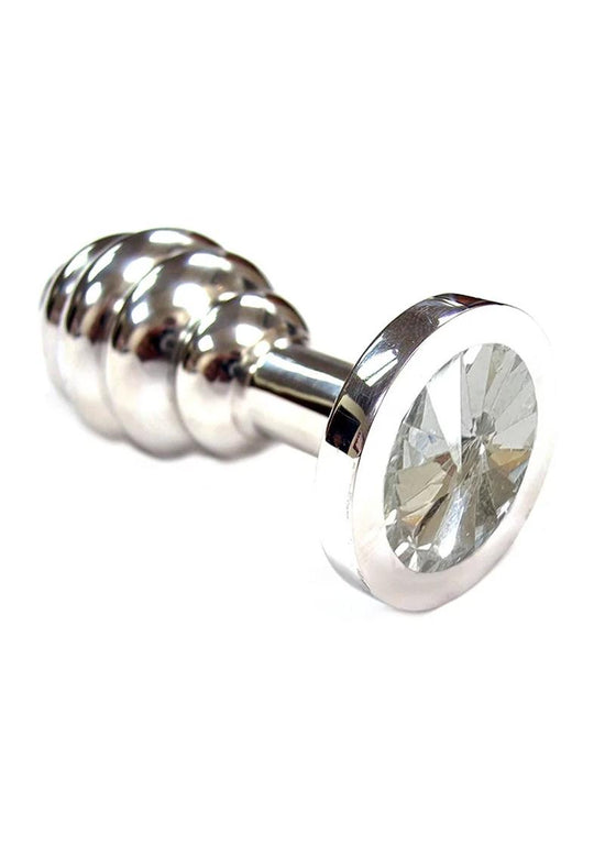 Rouge Threaded Clear Stainless Steel Plug