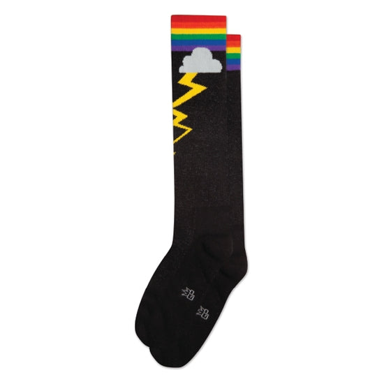 Load image into Gallery viewer, Rainbow Storm - Knee Socks
