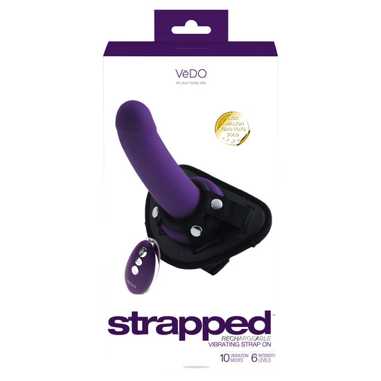 VeDO Strapped Rechargeable Vibrating Strap On