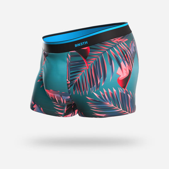 B3NTH Classic Trunk With Fly - Radical Tropics Teal
