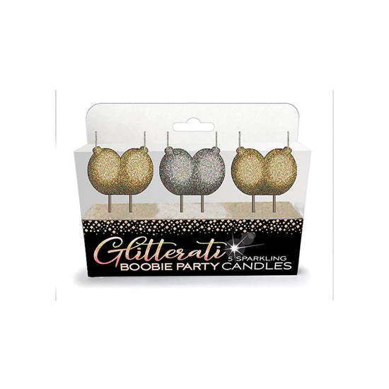 Glitterati Boobie Party Candle Set