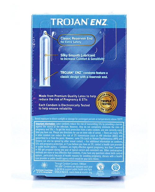 Trojan Enz Lubricated Condoms