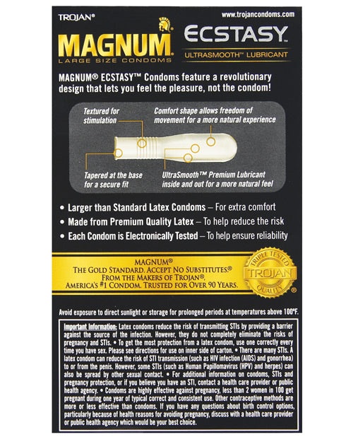 Load image into Gallery viewer, Trojan Magnum Ecstasy Condoms
