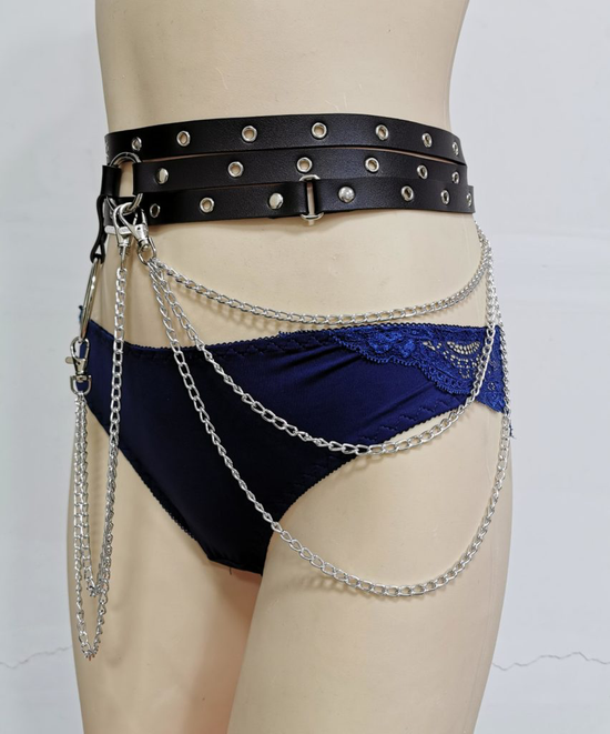 Load image into Gallery viewer, Chunky Chain Belt

