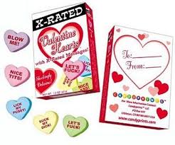X Rated Valentines Candy Hearts