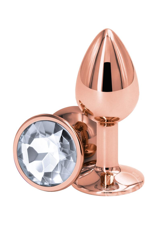 Rear Assets Rose Gold Anal Plug - Small