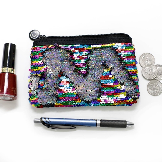 Load image into Gallery viewer, Sequin Mermaid Small Pouch
