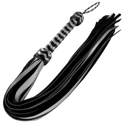 Patent And Black Leather Flogger