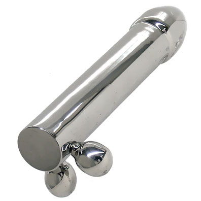 Load image into Gallery viewer, Steel Dildo With Balls
