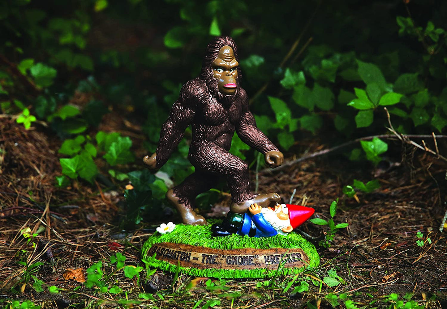 BigMouth Sasquatch The Gnome Wrecker Garden Statue