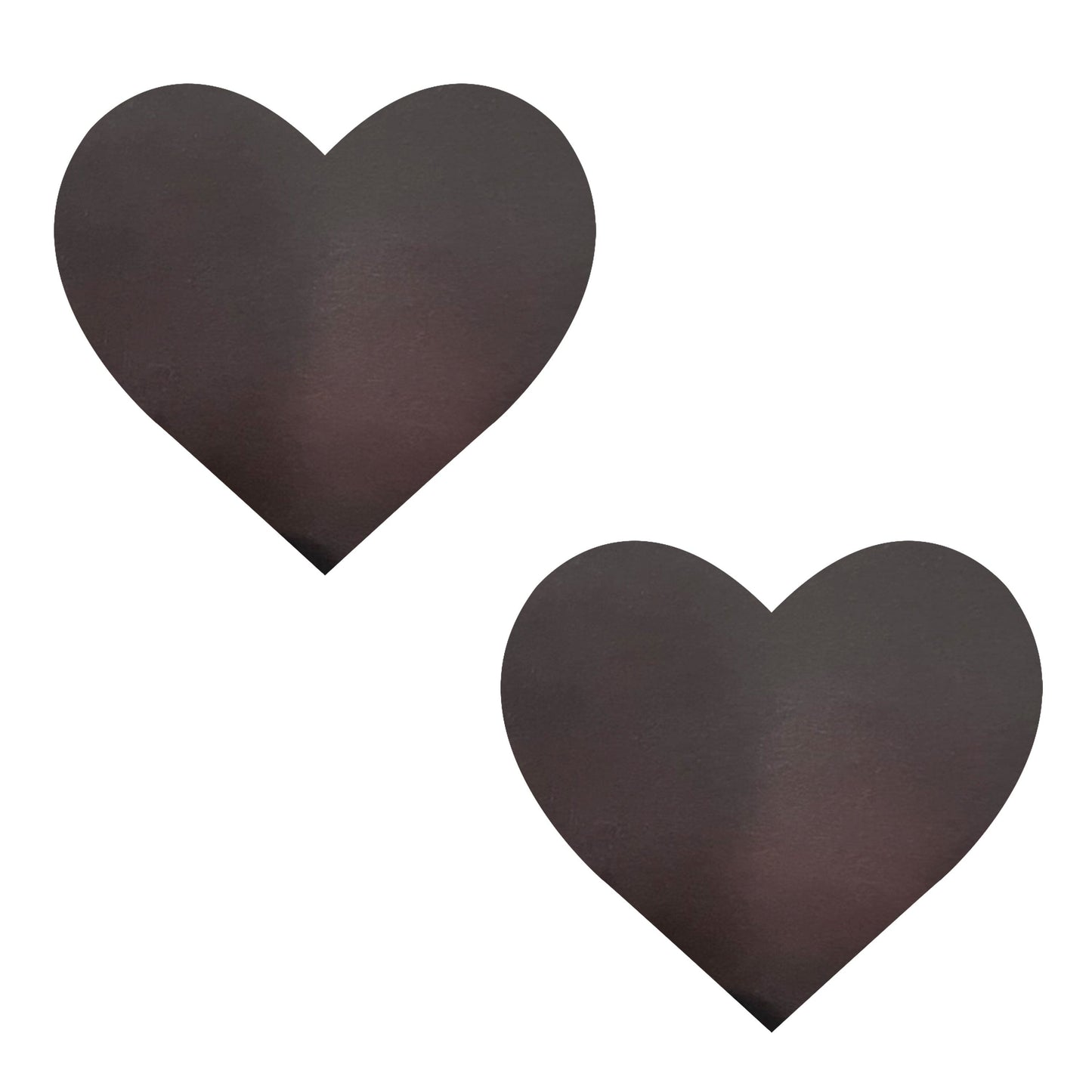 Temperature Reactive Black to Neon Heart Nipple Cover Pasties