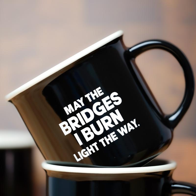 May The Bridges I Burn Light The Way Mug