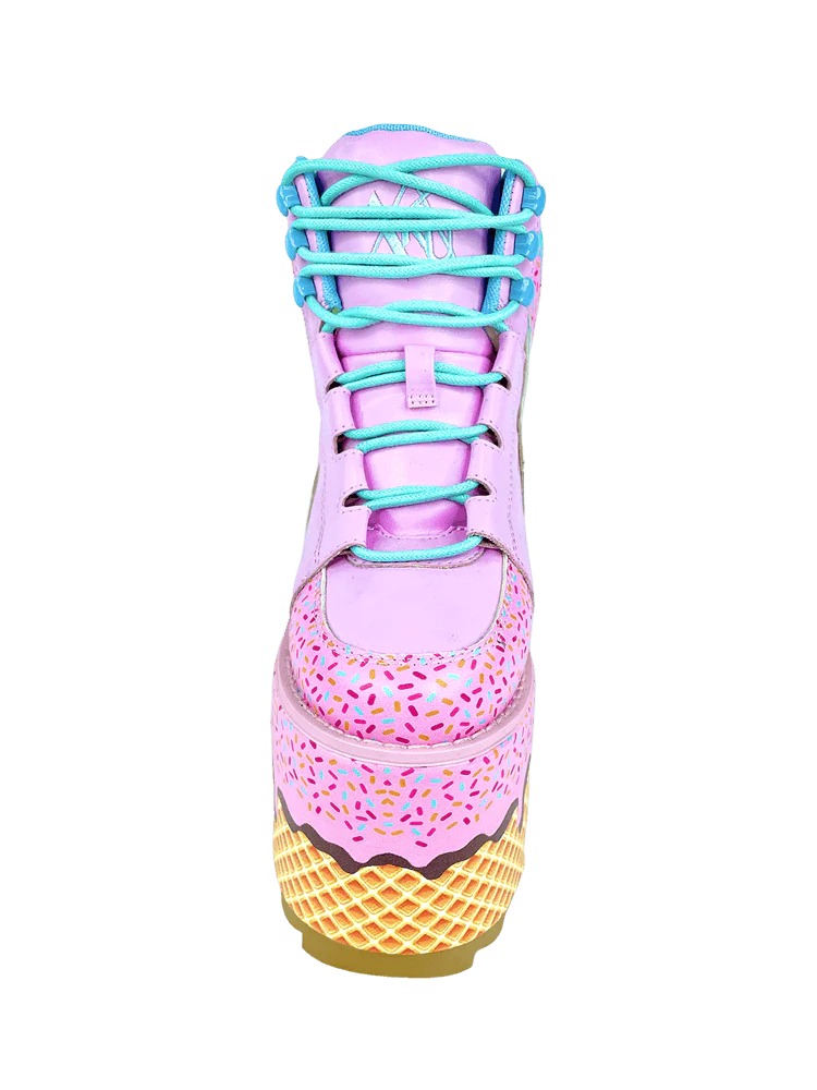 Qozmo Ice Cream Platform Shoes